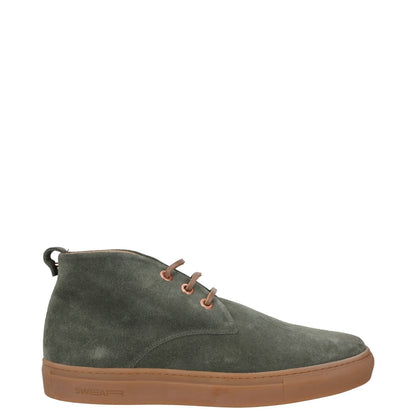 SWEAR Mens Chukka Boot Shoes Green Leather Lace Up Rubber Sole UK 7 RRP 250
