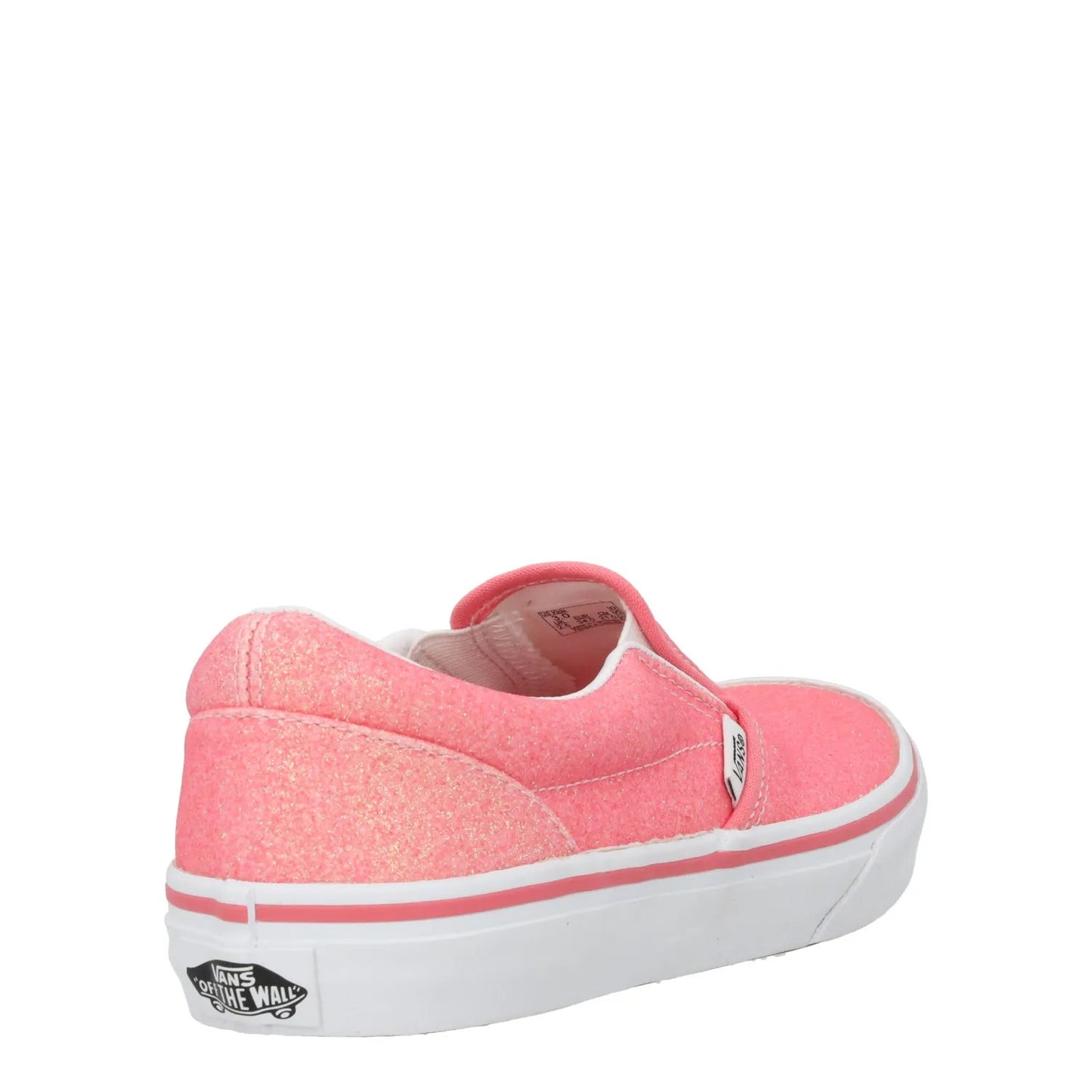 VANS Classic Kids Pink Slip On Sneakers Fabric Low Top EU 33 RRP 45 — View 6