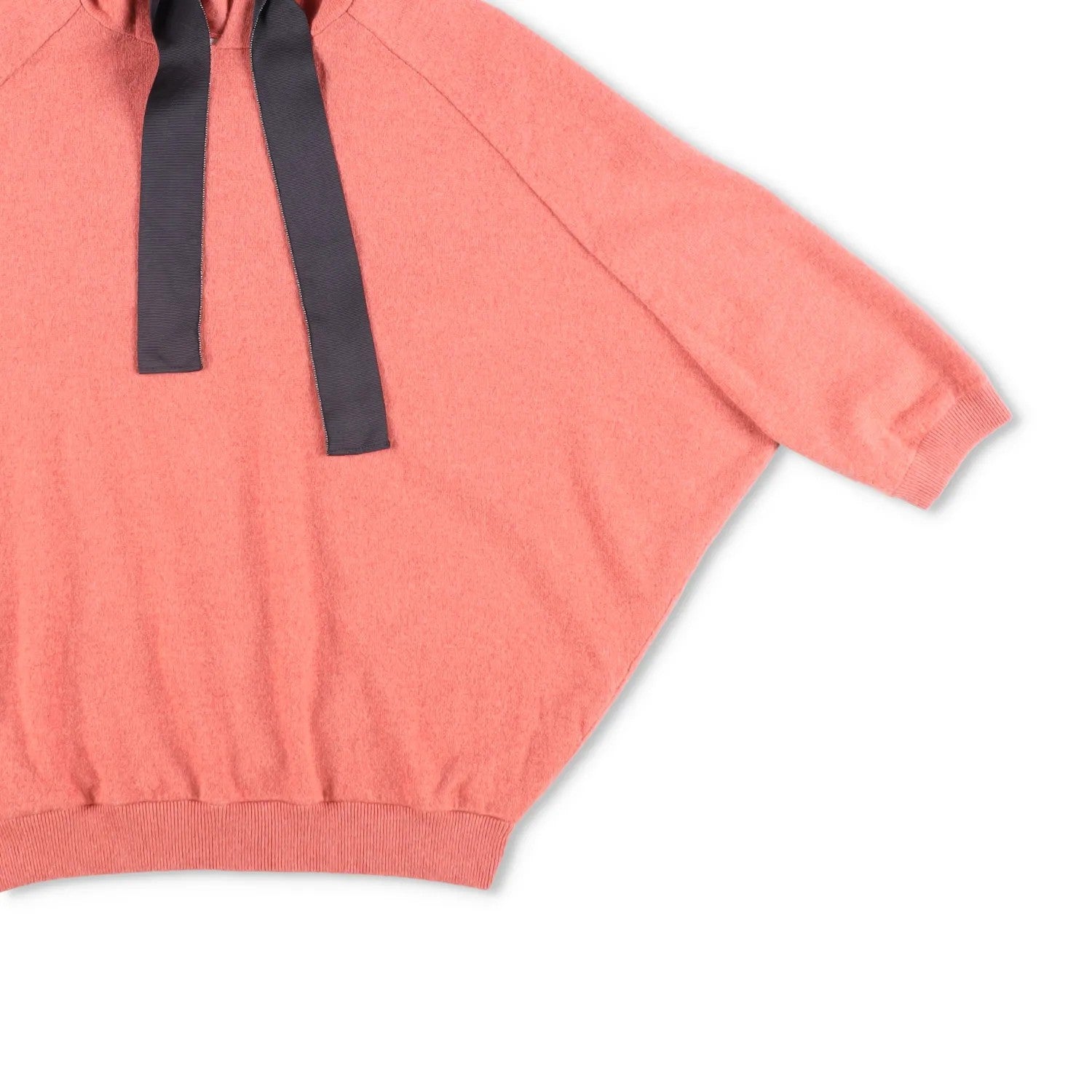 AMBUSH Womens Cropped Hoodie Pullover Pink Wide Drawstring Size S RRP 320 — View 4