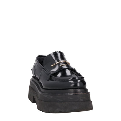 ALEXANDER WANG Womens Carter Platform Loafer Leather Black EU 36.5 RRP 575 — View 2