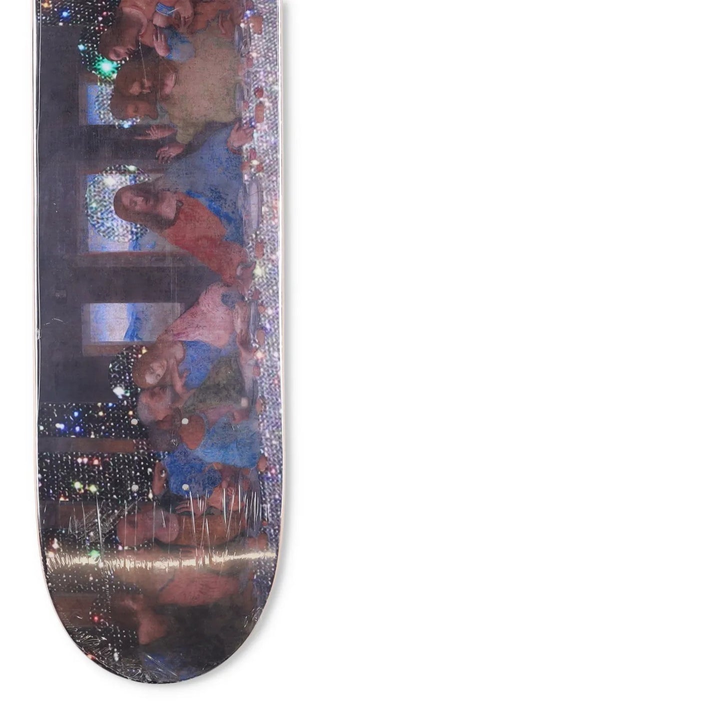 SARA SHAKEEL Skateboard Deck Wood Painting Design Multicoloured Size 8.25 RRP150 — View 4
