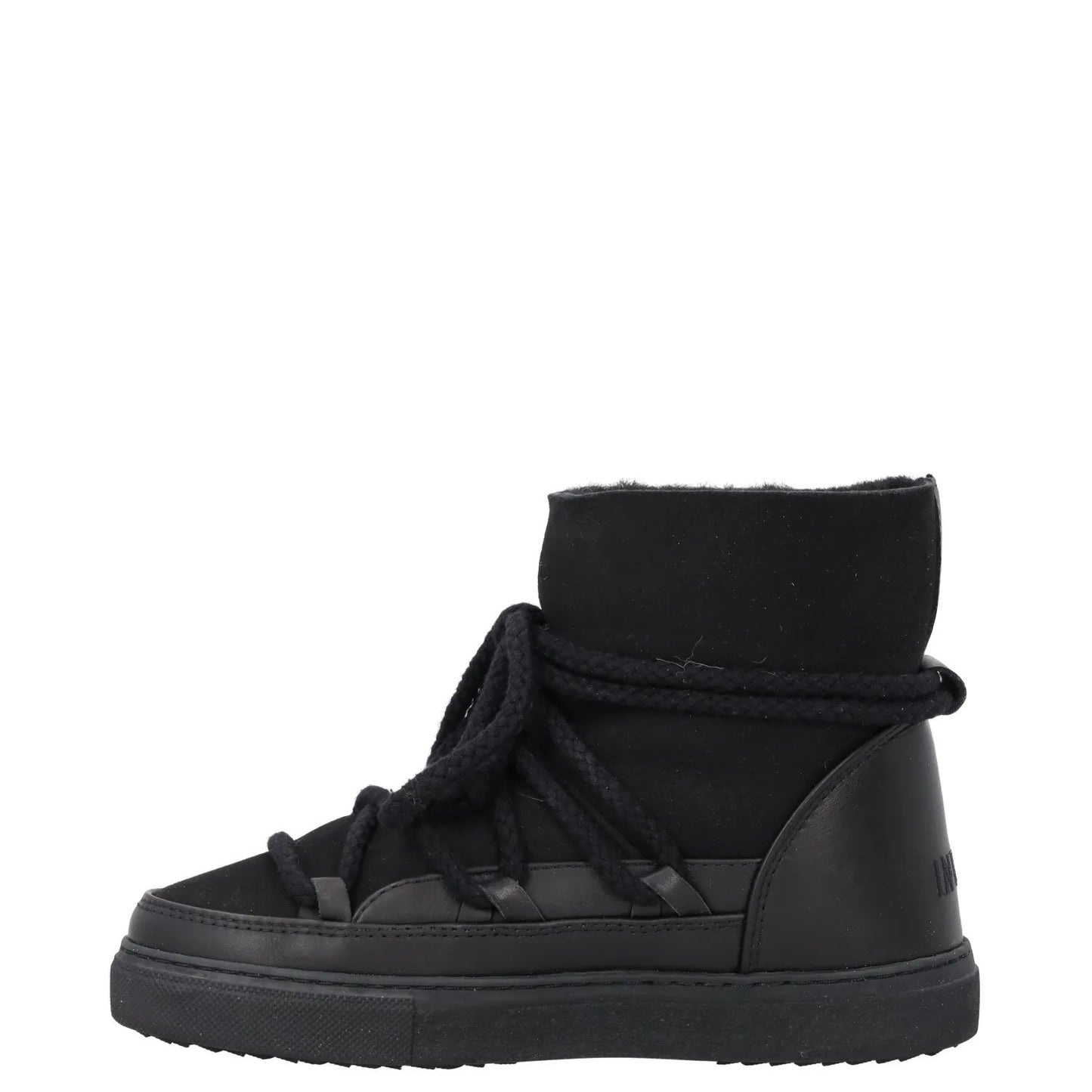 INUIKII Womens Snow Boots Rubber Sole Suede Shearling Lined Black EU 36 RRP 226 — View 4