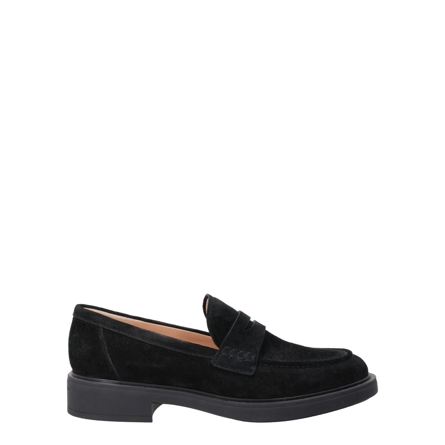 GIANVITO ROSSI Womens Harris Velour Velvet Casual Loafers Black EU 36 RRP 710