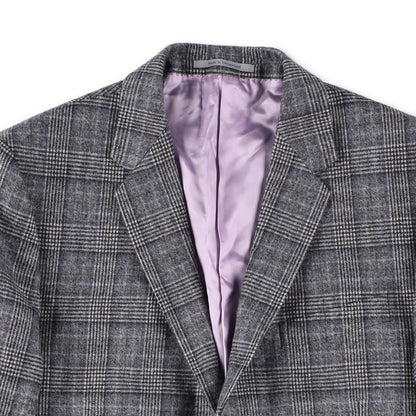 GUCCI Mens Wool Grey Check Blazer Size 7-50 Regular Long Sleeve RRP1750 — View 4