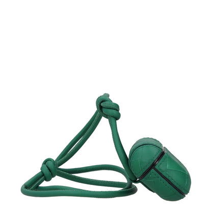 BOTTEGA VENETA Carry Case Strap For Apple AirPods Pro Green Leather OS RRP 470 — View 5