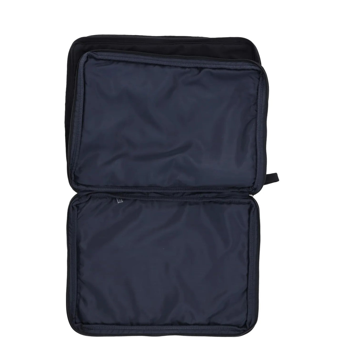 ZEGNA Mens Packaway Bagpack Navy Blue Rayon Front Logo Handle Size M RRP 245 — View 3