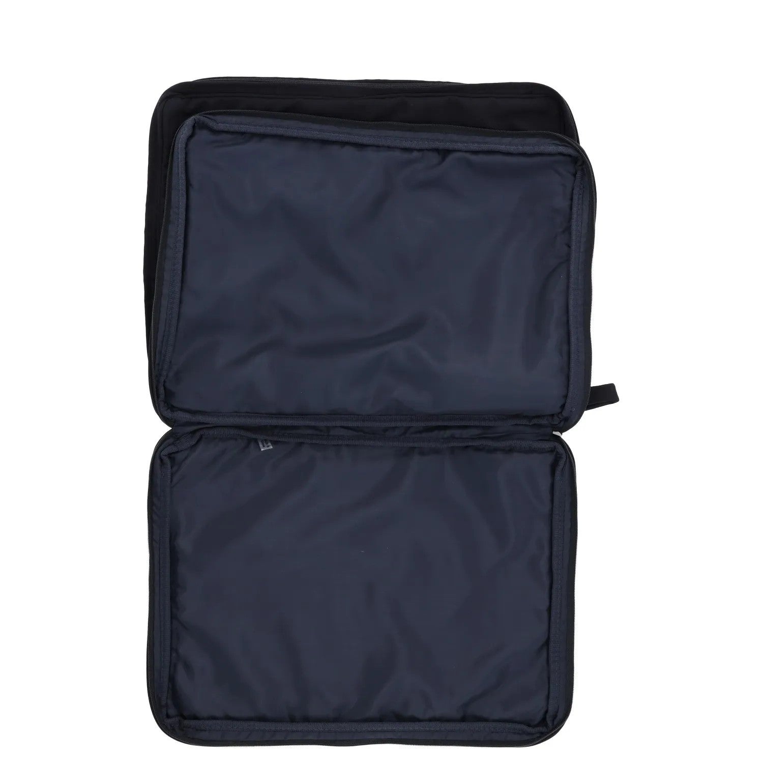 ZEGNA Mens Packaway Bagpack Navy Blue Rayon Front Logo Handle Size M RRP 245 — View 3