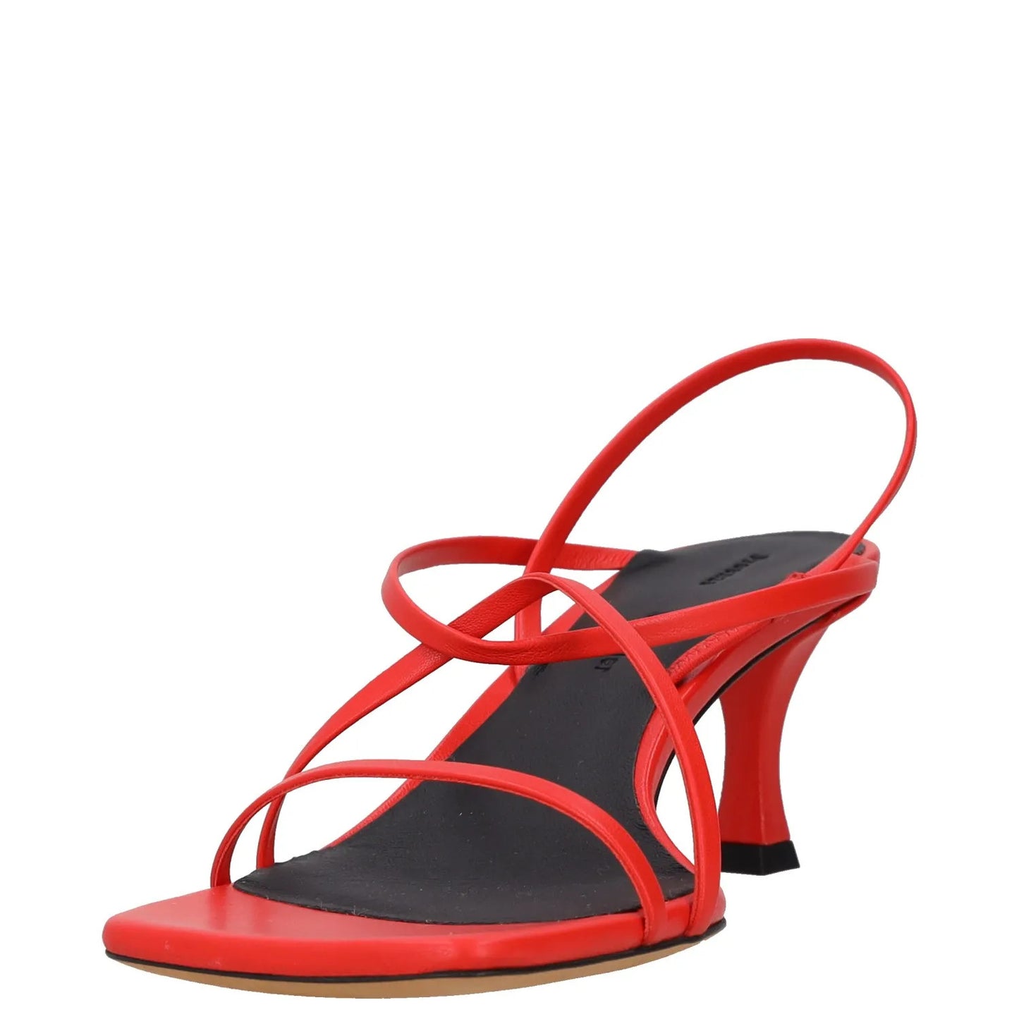 PROENZA SCHOULER Womens Square Strappy Sandals 60mm High Heel Red UK 3.5 RRP 475 — View 3