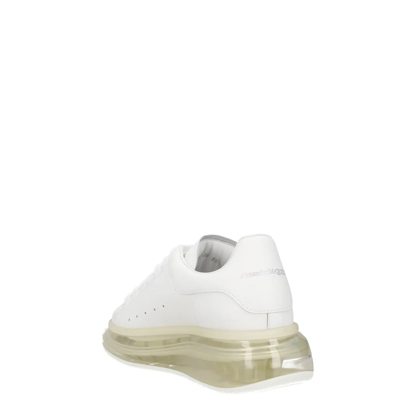 ALEXANDER MCQUEEN Womens White Leather Low Top See Through Sole UK 3 RRP 587 — View 5