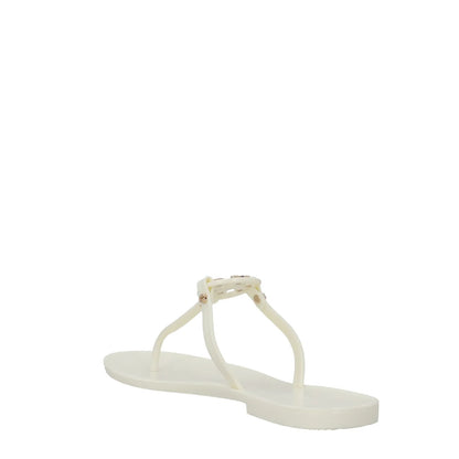 TORY BURCH Womens Mini Miller White Thong Sandal Studded Slip On US 7 RRP 95 — View 5