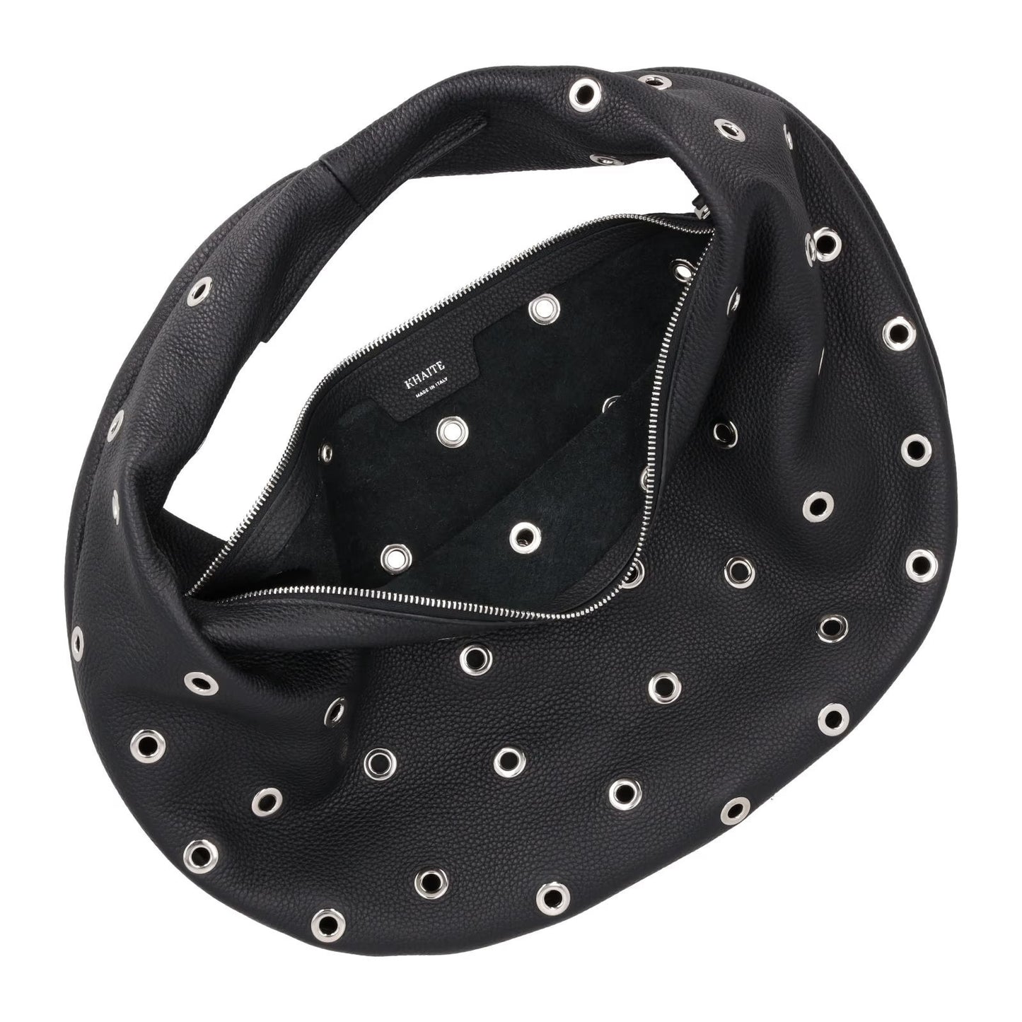 KHAITE Womens Olivia Studded Hobo Medium Shoulder Bag Black Printed OS RRP 1795 — View 6
