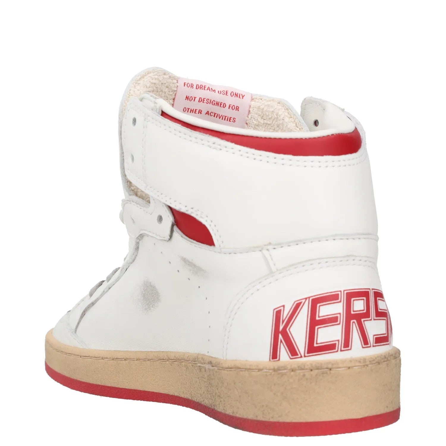 GOLDEN GOOSE Womens Trainers White Leather Sneaker High Top Lace Up UK2 RRP 515 — View 5