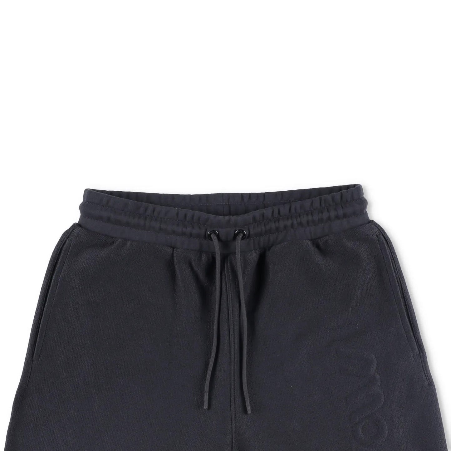 MONCLER Mens Shorts Sweat Black Mid Rise Logo Flat Front Drawstring XS RRP 475 — View 2