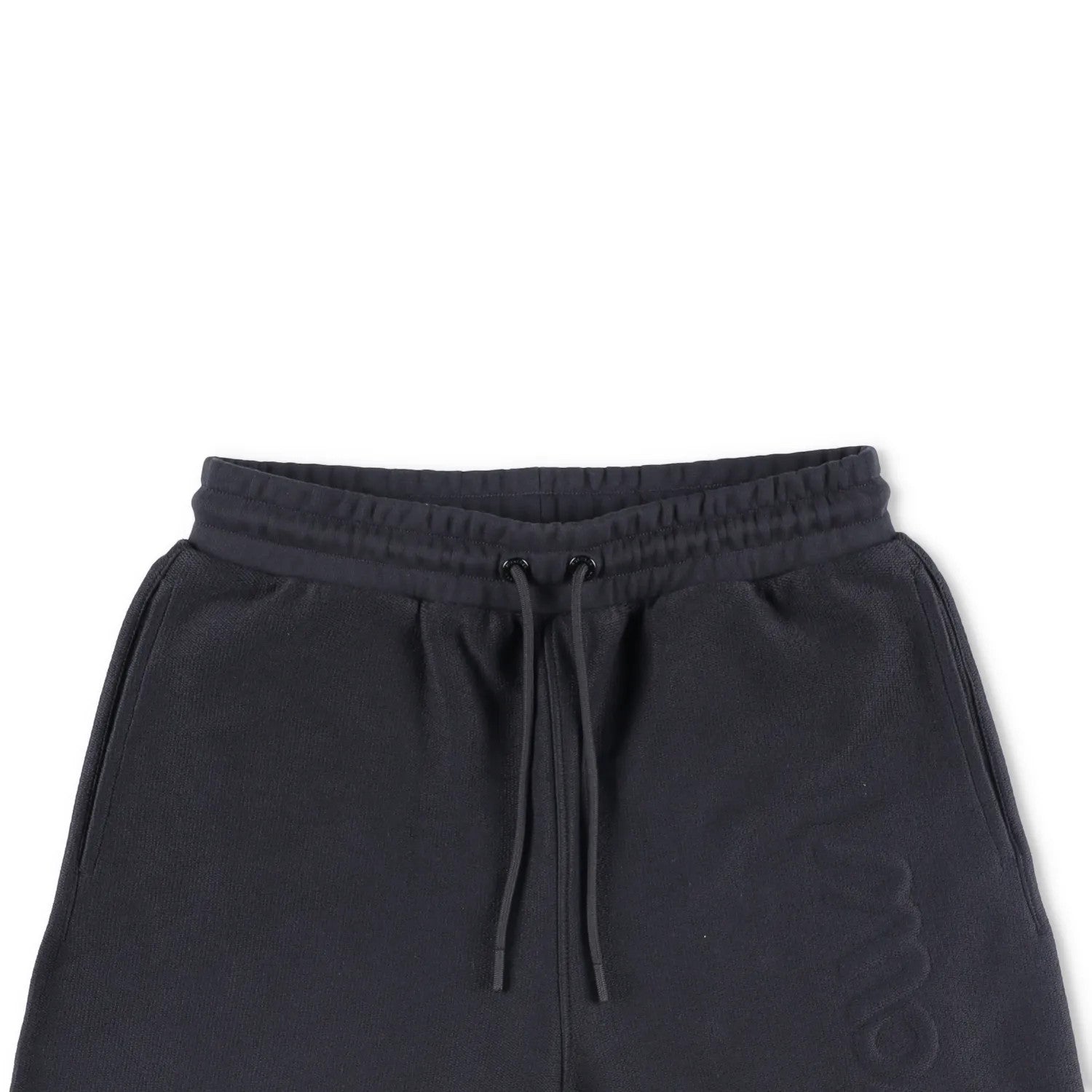 MONCLER Mens Shorts Sweat Black Mid Rise Logo Flat Front Drawstring XS RRP 475 — View 2