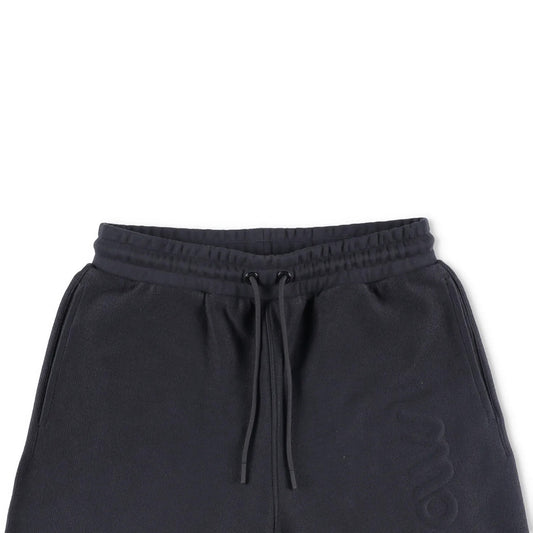MONCLER Mens Shorts Sweat Black Mid Rise Logo Flat Front Drawstring XS RRP 475 — View 2