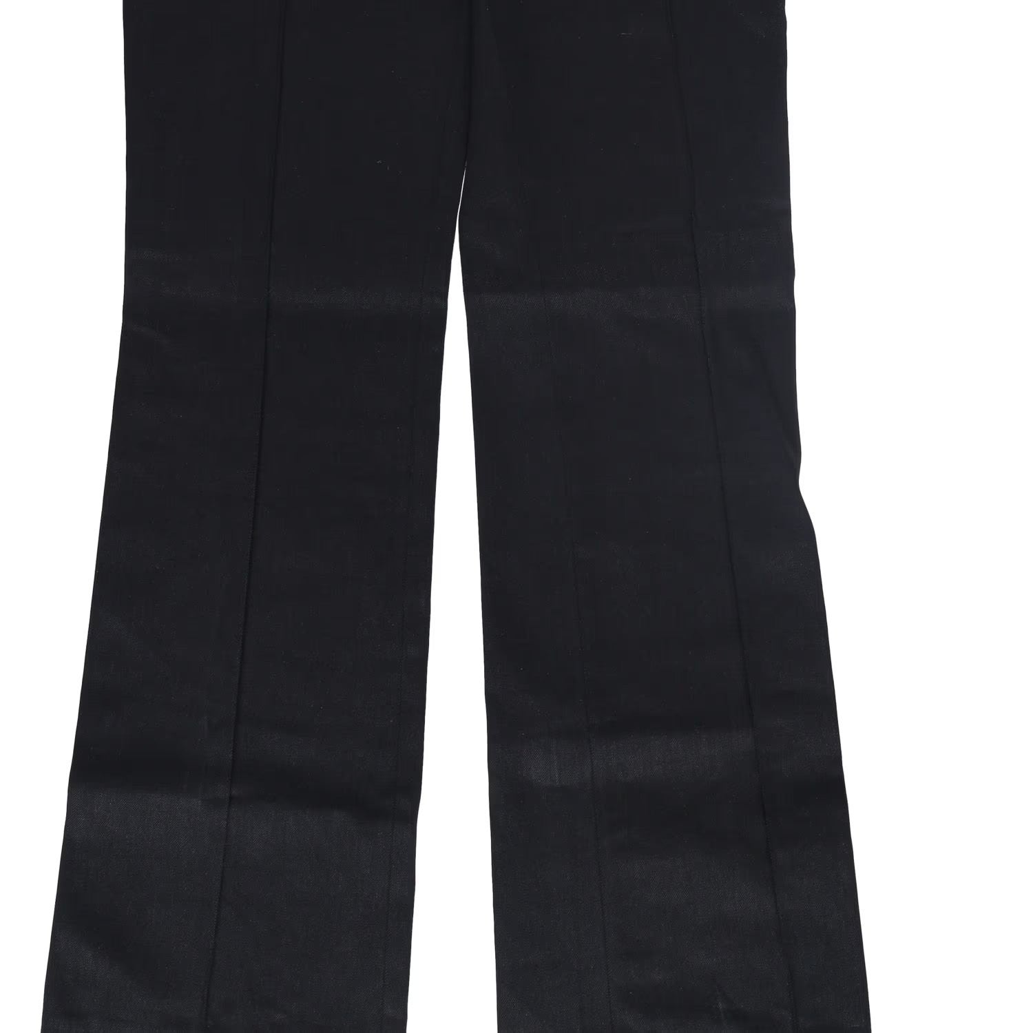 SAINT LAURENT Womens Jeans Straight Leg High Waist Denim Black 40 RRP 660 — View 4