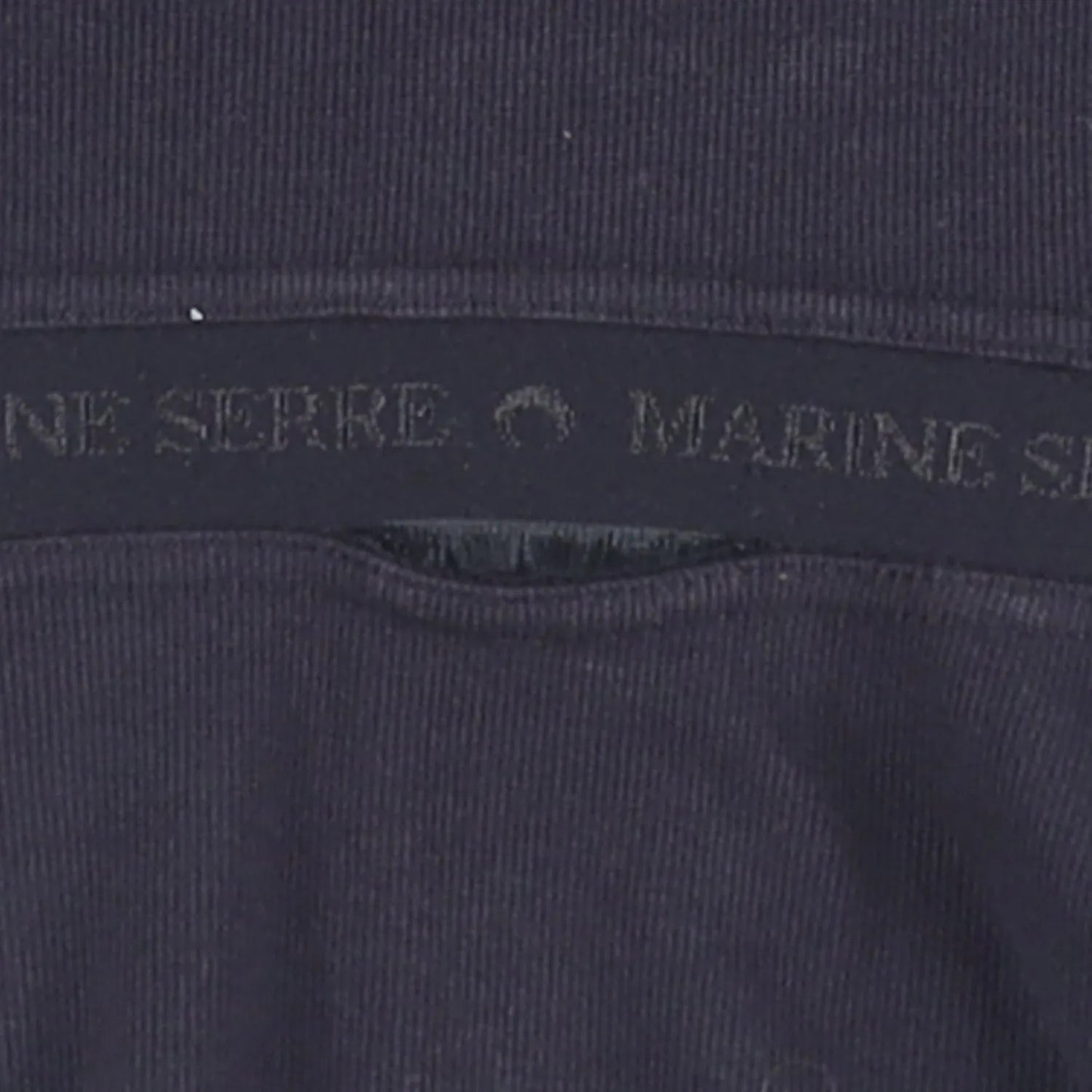 MARINE SERRE Womens Organic Cotton Rib 2X2 One-Piece Bodysuit Black XS RRP 260 — View 9