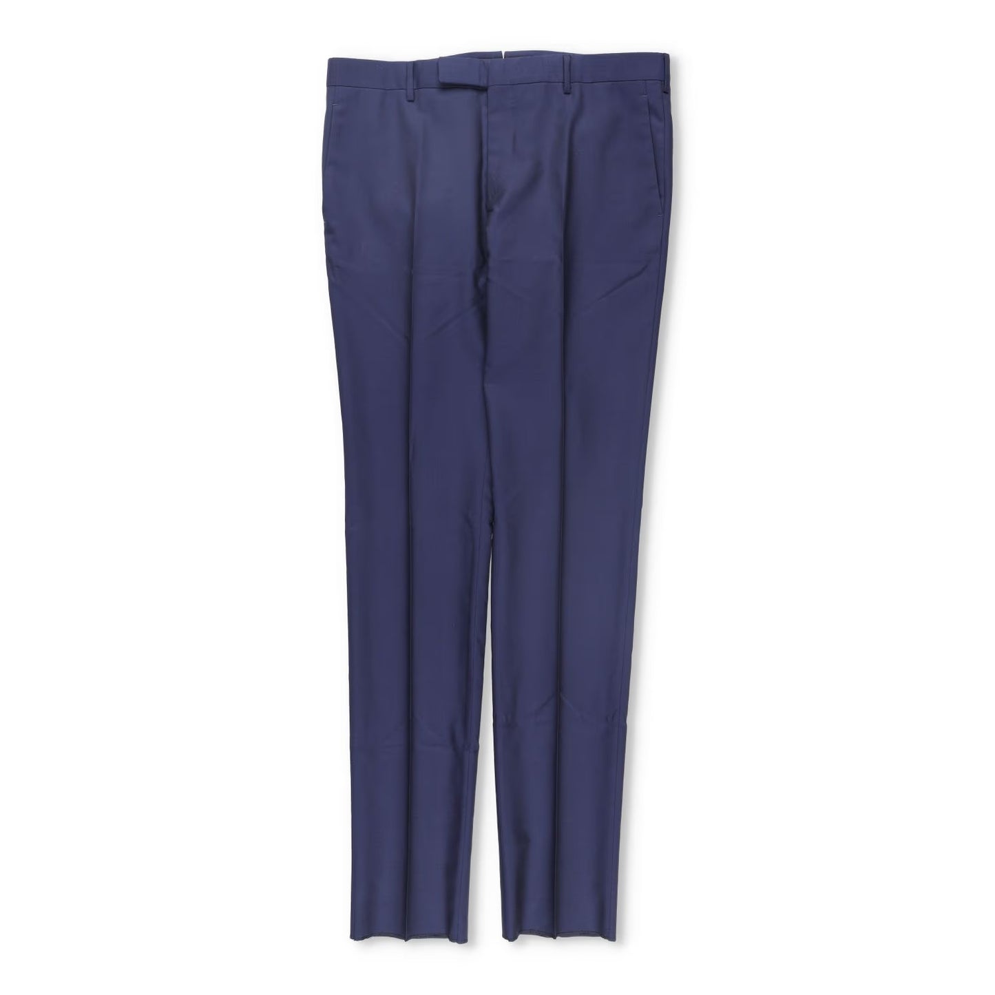 PRADA Mens Dress Pants Trousers Blue Pleated Straight Leg Size 52 R RRP 400