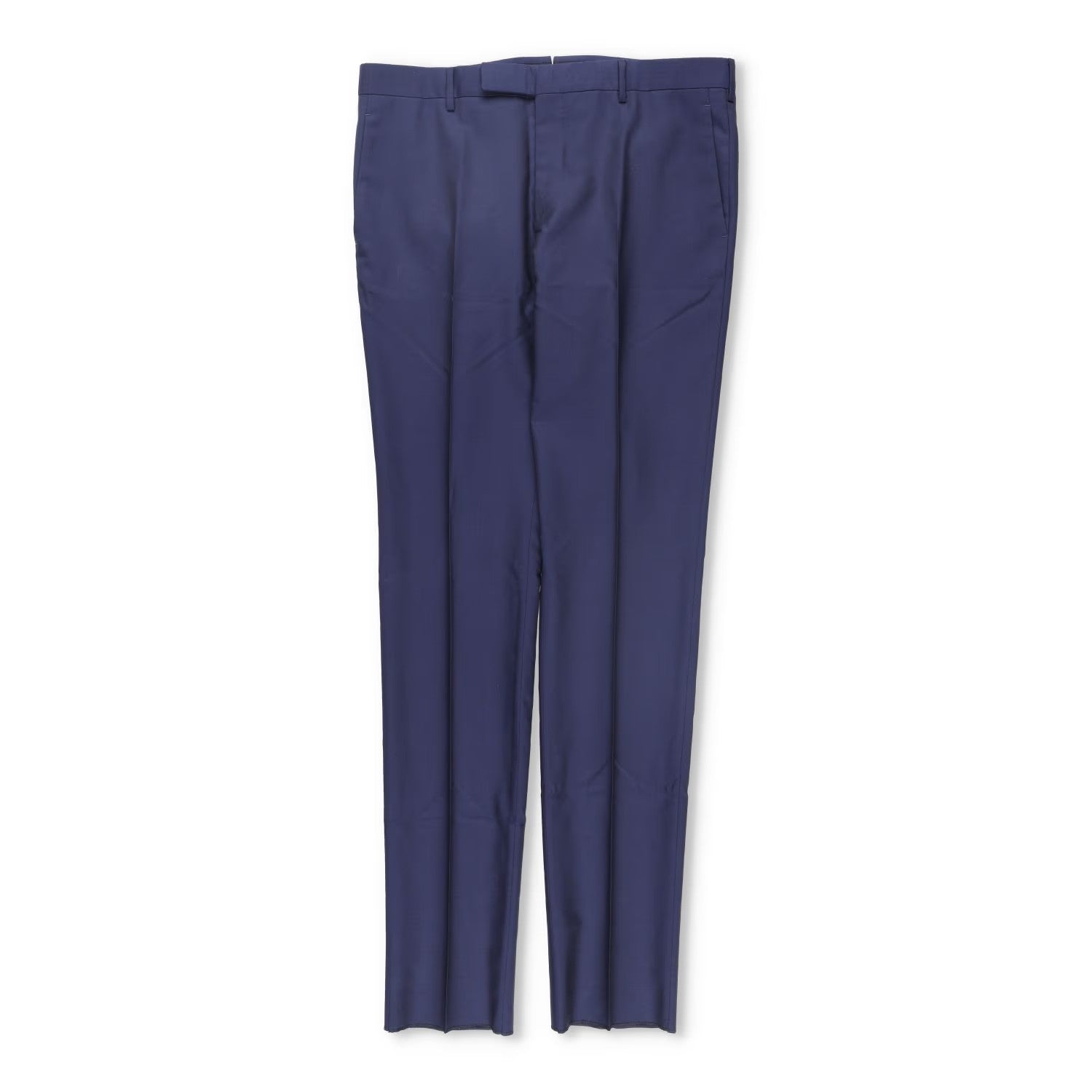 PRADA Mens Dress Pants Trousers Blue Pleated Straight Leg Size 52 R RRP 400