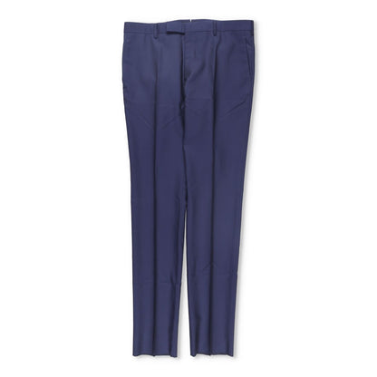 PRADA Mens Dress Pants Trousers Blue Pleated Straight Leg Size 52 R RRP 400