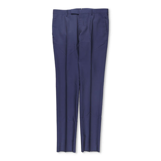 PRADA Mens Dress Pants Trousers Blue Pleated Straight Leg Size 52 R RRP 400