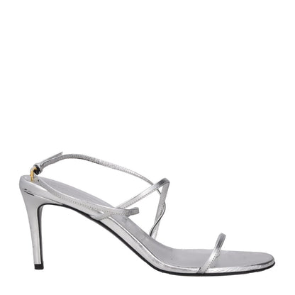 KHAITE Women Khaite Loop 75 Strappy High Heel Sandal White UK 7 RRP 744