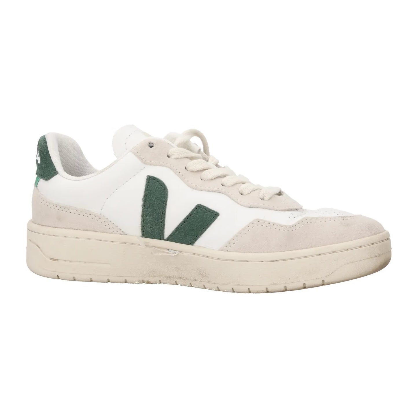 VEJA Womens V 90 Retor Leather Low Top Sneaker White Eco Friendly UK 4 RRP 146 — View 8