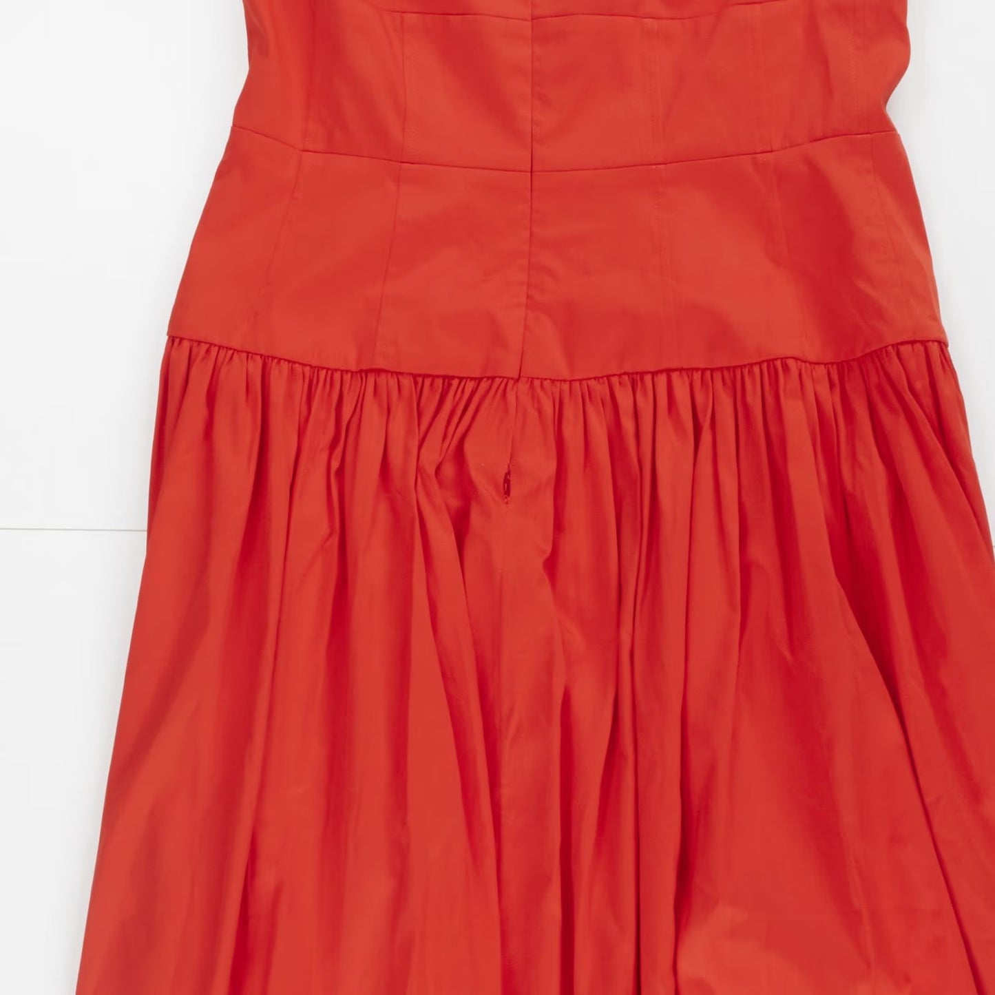 TOVE Womens Lauryn Strapless Red Midi Dress Sweetheart Neckline Size 40 RRP 635 — View 10