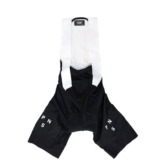 PAS NORMAL STUDIOS Men Core Mechanism Bib Shorts Sweat Black Logo Strap M RRP210