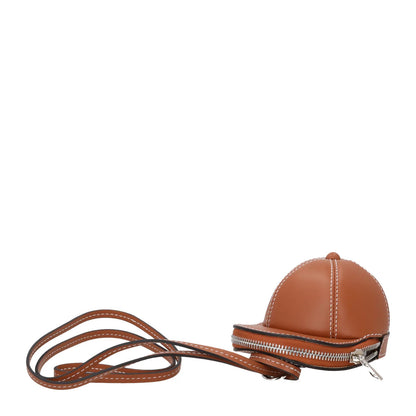 J.W. ANDERSON Womens Nano Cap Crossbody Bag Leather Pecan Size S RRP 295 — View 4