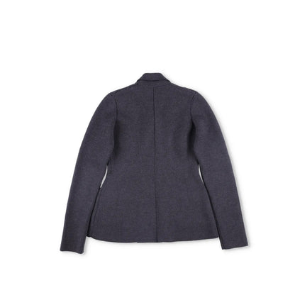 FABIANA FILIPPI Womens Blazer Wool Grey Double Breasted Pockets Size 8 RRP 600 — View 11