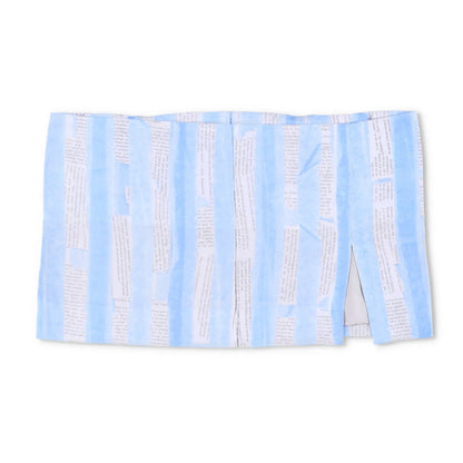 FEBEN Womens The Read Mini Skirt Multicoloured Buttons Striped Short 40 RRP 505 — View 5