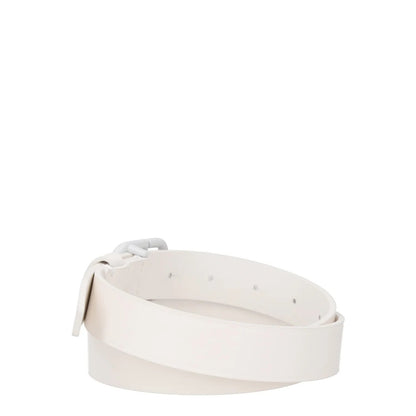 BALENCIAGA Womens Belt White Leather White Buckle Regular Width Size 75 RRP 360 — View 3