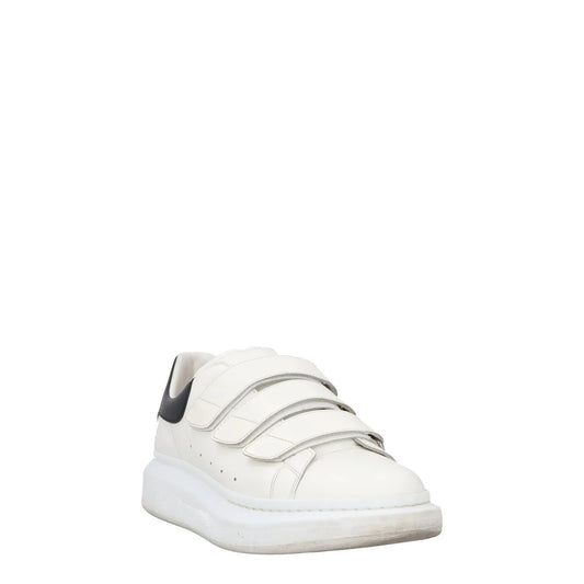 ALEXANDER MCQUEEN Mens White Black Leather Strappy Chunky UK 6 RRP 470 — View 2