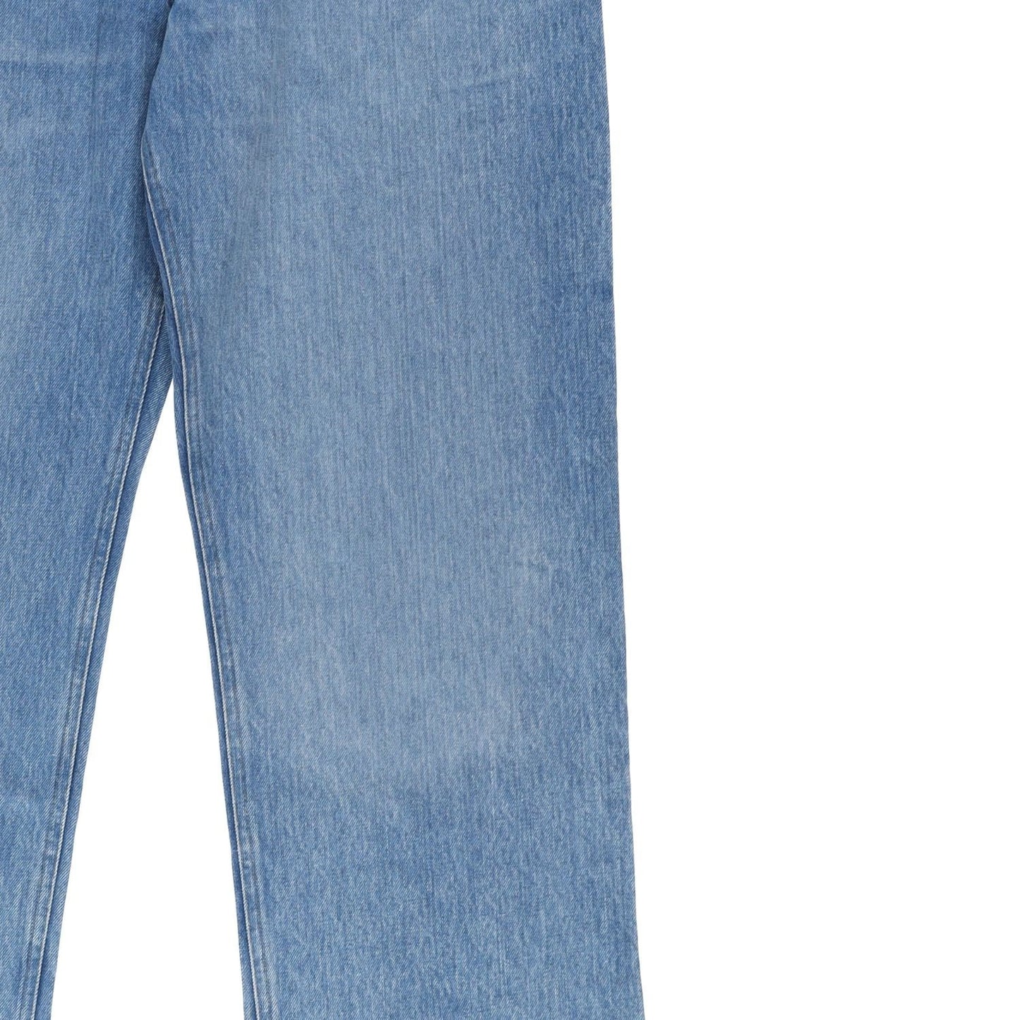 AARON ESH Mens Puddle Jean Blue Wash Flared Relaxed Fit High Rise Size 36 RRP403 — View 3