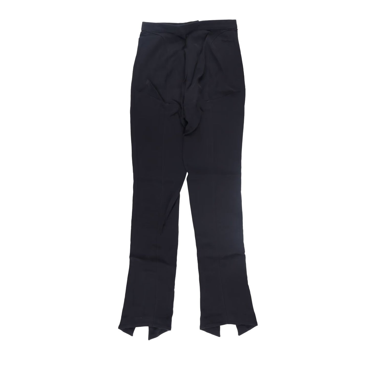 MUGLER Womens Trousers Flared Leg with Front Slits Black Size 36 RRP 770 — View 10