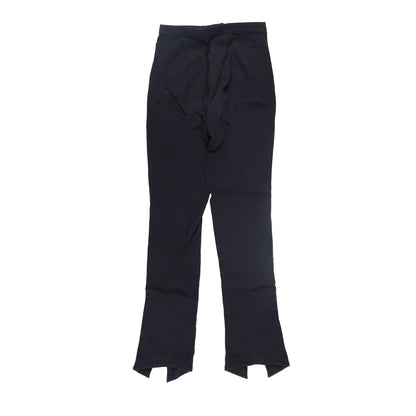 MUGLER Womens Trousers Flared Leg with Front Slits Black Size 36 RRP 770 — View 10