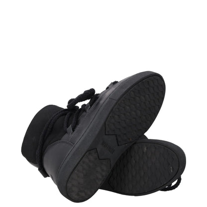 INUIKII Womens Snow Boots Rubber Sole Suede Shearling Lined Black EU 36 RRP 226 — View 9