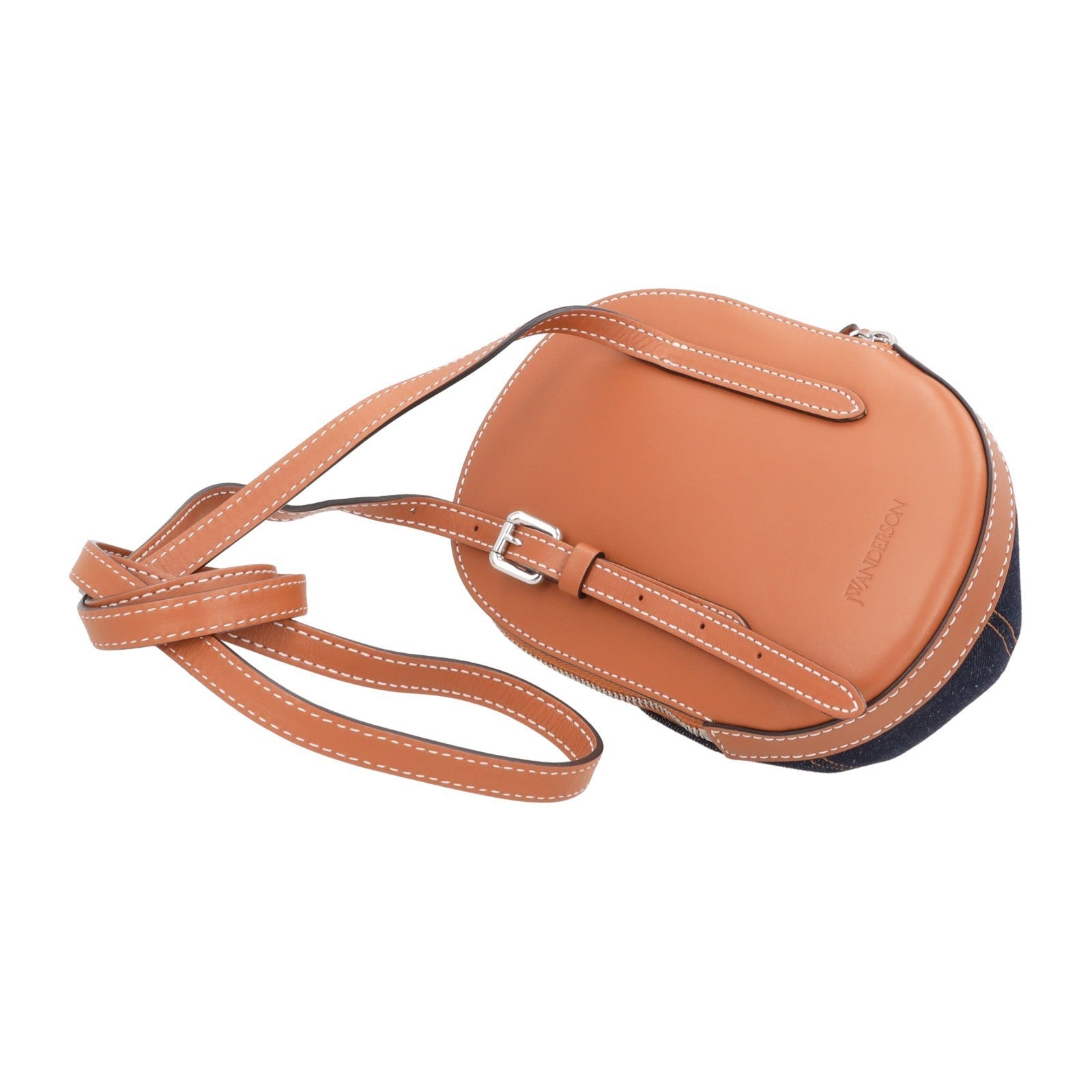JW ANDERSON Leather Mini Nano Bag Coin Purse Handbag Denim RRP360 — View 10