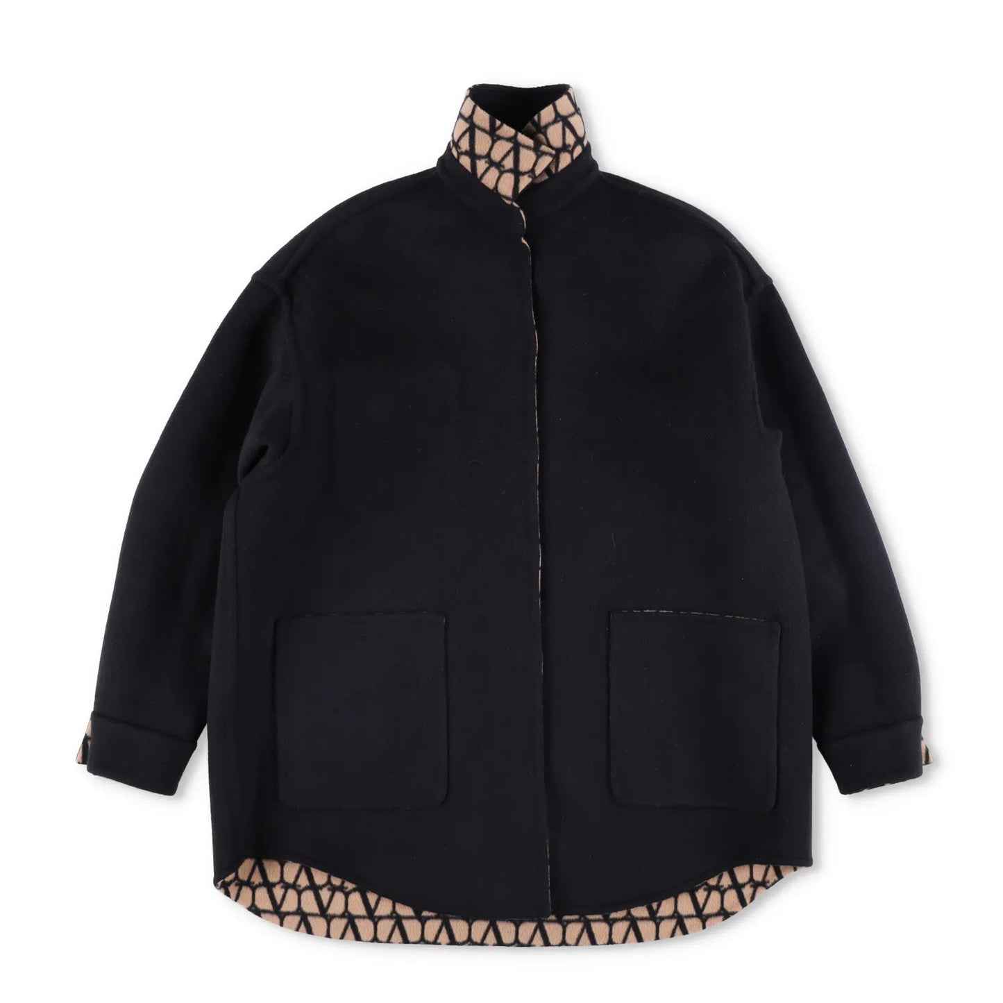 VALENTINO Women Giacca Camicia Double Reversibile Jacket Bomber Multi 38 RRP3800 — View 3