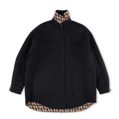 VALENTINO Women Giacca Camicia Double Reversibile Jacket Bomber Multi 38 RRP3800 — View 3