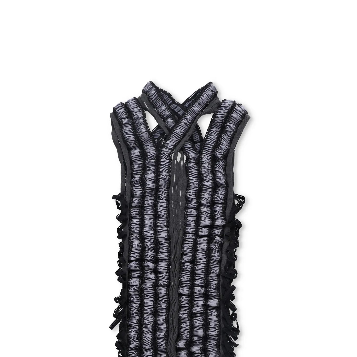 SINEAD O'DWYER Womens Shibari Criss-Cross Dress Maxi Multi Sleeveless 3 RRP 1865 — View 3