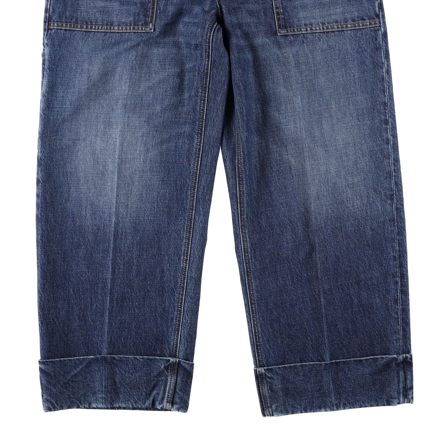 BOTTEGA VENETA Womens Jeans Straight High Waist Ankle Length Denim 40 RRP 860 — View 7