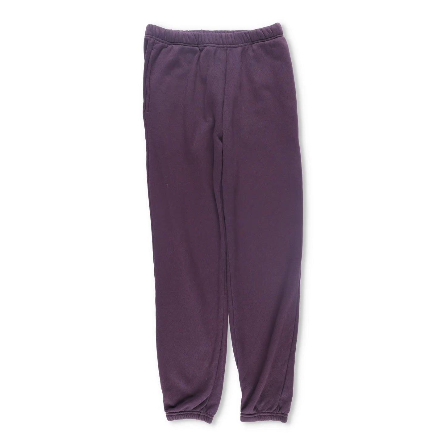 LES TIEN Mens Joggers Relaxed Fit Cotton Purple Elastic Waist Size S RRP200