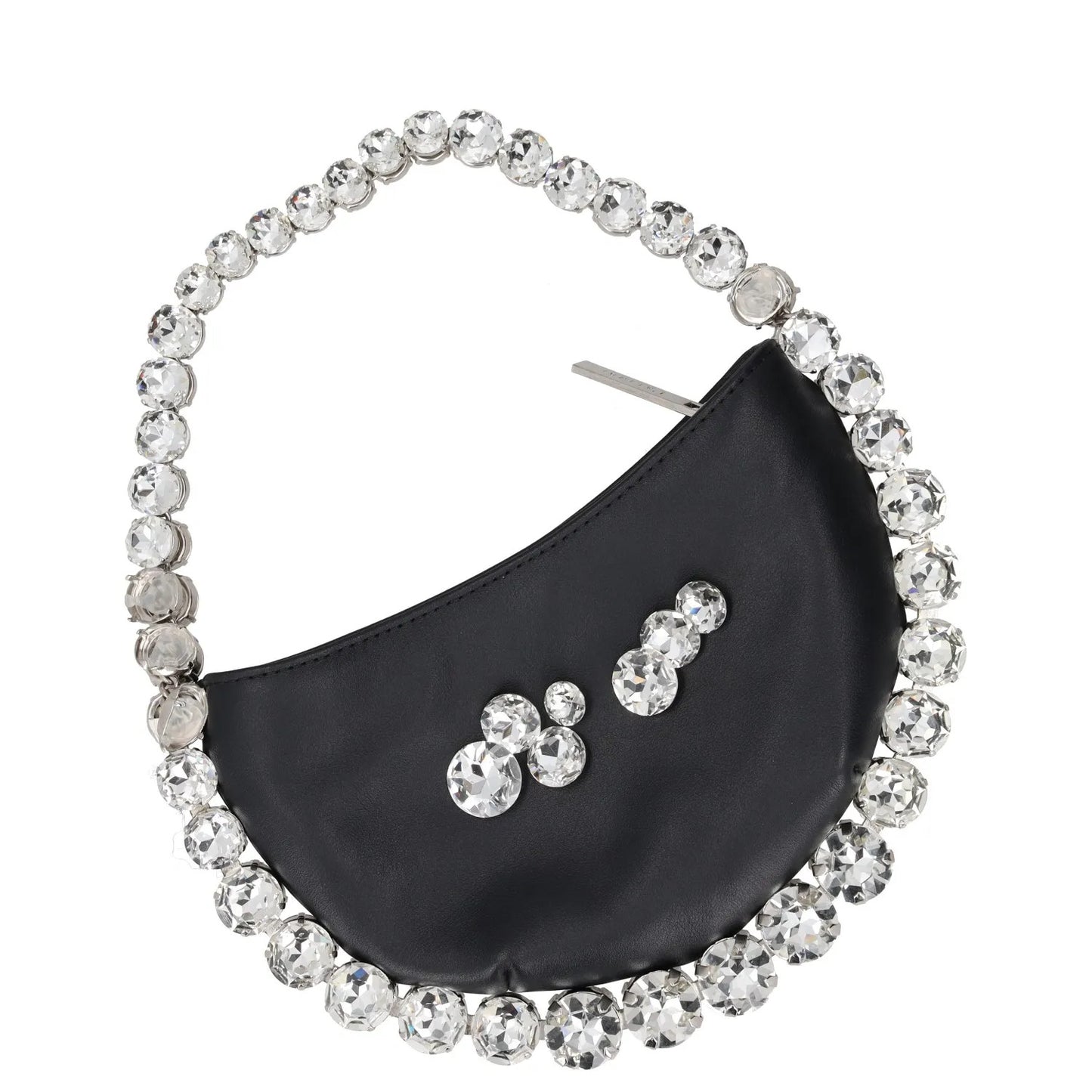 L'Alingi Womens Top Handle Bag Black Leather Silver Handle Size S RRP 700 — View 4