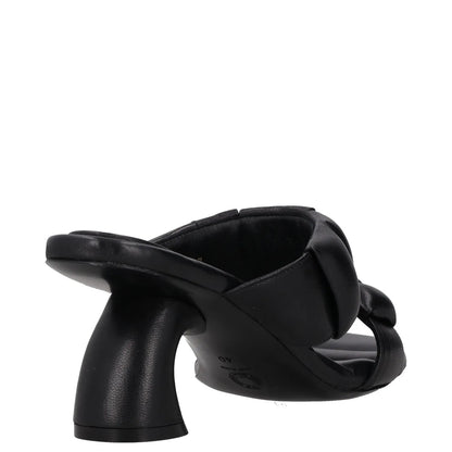 DRIES VAN NOTEN Womens Mid Banana Heel Double Strap Padded Mule Black UK7 RRP570 — View 6