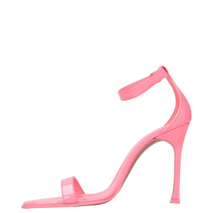 AMINA MUADDI Womens Strappy Heels Pink Leather Stiletto Open Toe UK 7 RRP 600 — View 4