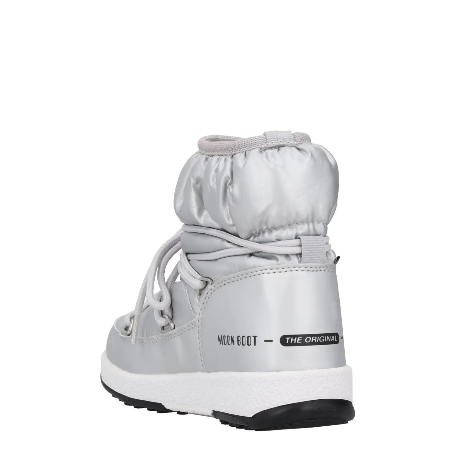 MOONBOOT Girls Ankle Snow Boots Silver Synthetic Lace Up UK 12.5 RRP 150 — View 5