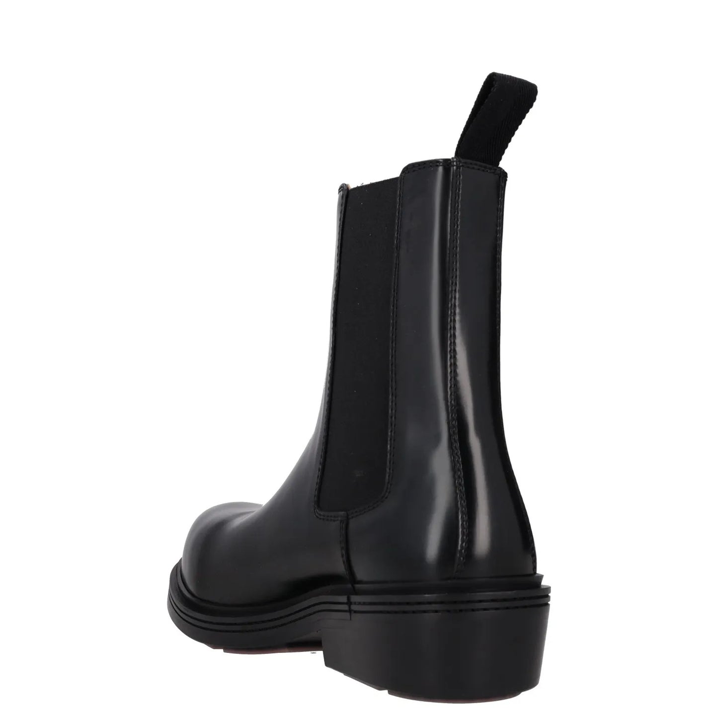 BOTTEGA VENETA Womens Chelsea Ankle Boot Vinyl Leather Black UK 8 RRP 1445 — View 5