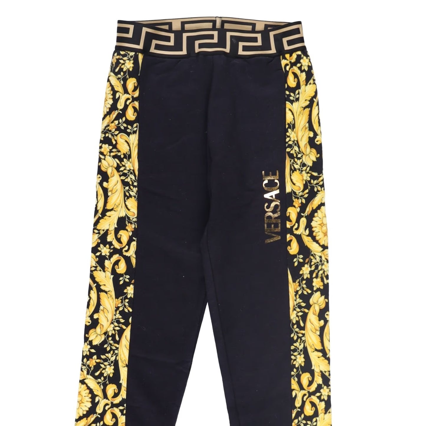 VERSACE KIDS Unisex Kids Fleece  Barocco Logo Print Track Pants 6 YRS RRP 225 — View 4